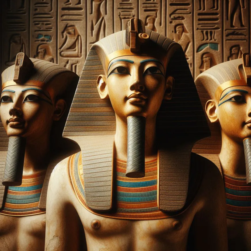 Why Do The Pharaohs Have Such Long Chins In All Their Statues?